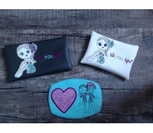 Stickserie ITH - Beauty Girls Tasche